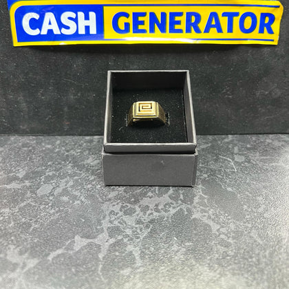 14ct Gold Gents Ring (Size W), 8.47g