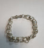 925 Silver Rollerball Belcher Bracelet - 9" Length - 71.04G - Brand New
