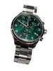 TISSOT WATCH WITH GREEN FACE BOXED WITH EXTRA LINKS PRESTON STORE