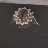 Hallmarked (375) ladies 9K gold ring - size L-2.07 grams