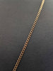 9ct Yellow Gold Curb Chain With St.Christopher Pendant - 20" Long - 7.91 Grams