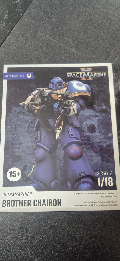 JOYTOY Warhammer 40k Space Marine 2,Ultramarines Brother Chairon