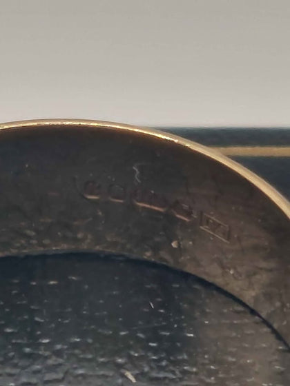 9ct 375 Hallmarked&Tested 5.7g yellow gold size U