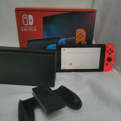 Nintendo Switch Console, 32GB + Neon Red/Blue Joy-Con, Discounted