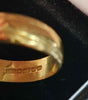 22ct Yellow Gold Patterned Band - Size Q - 4.28g