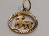 9ct Gold  Ram Pendant