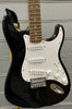 ** Collection Only ** Squier by Fender Stratocaster Electric Guitar, Laurel Fingerboard, White Pickguard, Black