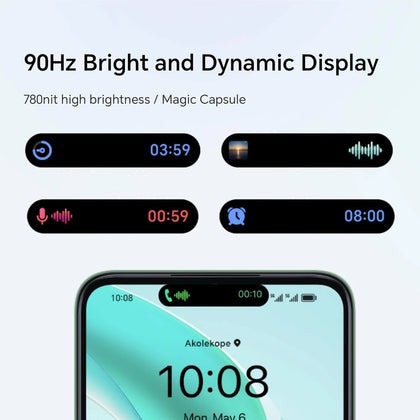 HONOR X6b Mobile Phone Unlocked, 6.56-Inch 90Hz Fullview Display, 4GB+128GB, 5200 mAh Long-lasting Battery, 50MP Triple Camera, Android (2 Year