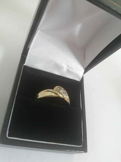 14ct Hallmarked Gold Ring 2g Size T With Box