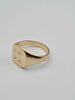 9ct Yellow Gold Signet Ring With Hallmarks - 6.75 Grams - Size T - Made In London
