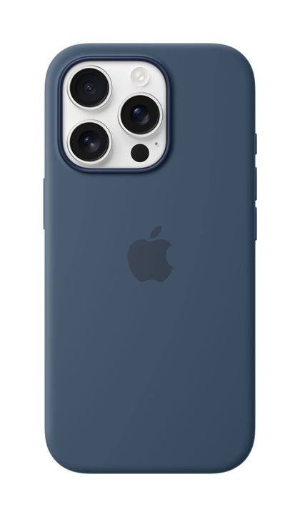 Apple iPhone 16 Pro Silicone Case with Magsafe - Denim