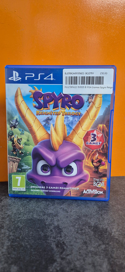 PS4- spyro reignited trilogy