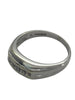 White Gold Diamond Ring - 9ct - 4.6g - Size X