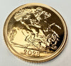 22ct gold half sovereign King Charles III 2023