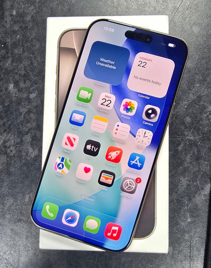 Apple iPhone 16 Pro Max - 256 GB - Desert Titanium - A Grade - Heavy Duty Case