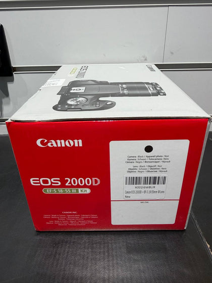 *Brand New* Canon EOS 2000D Black + 18-55mm III