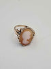 9ct Yellow Gold Cameo Ring - Size M - 3.53 Grams