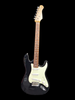 Harley Benton VT Vintage Series 6 string right handed electric guitar black unboxed