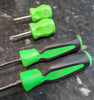 Snap-on 12pc Screwdriver Set High Visibility Green SGDX120BG USA Instinct Grip
