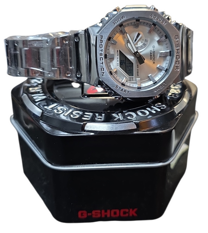 Casio G-Shock Metal (44.4mm) Silver Hybrid Dial / Stainless Steel Bracelet