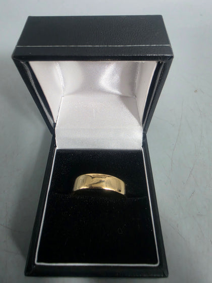 9ct GOLD Wedding Band 2.6G 375 Size W