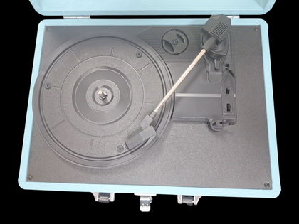 1 by One Bluetooth Record Player Beltdrive 3Speed Portable Vinyl turntable