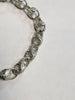 925 Silver Patterned Tulip Bracelet - 8" Length - 18.50G - New