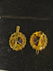 14ct Gold Earrings Pair Apx 4.6g