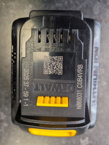 DeWalt 18v XR 4.0ah Battery