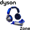 Dyson Zone Wireless Bluetooth Noise-Cancelling Air Purifying Headphones - Blue Excellent