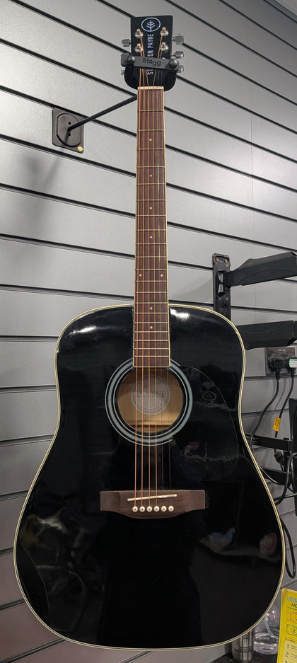 Stretton Payne Black Gloss acoustic Guitar 6 string