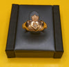 9ct Claddagh Ring 4.1g Size-N 1/2
