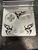 Game Boy Advance SP Tribal Limited Edition - Silver & Crash + Spyro Game