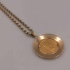22ct 8G Sovereign with 4.5G 9K Mount, 9ct (375 Hallmarked & Tested) 17.2G Chain Necklace