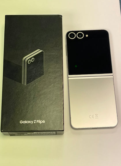 samsung flip6 flip 6 boxed 256gb silver shadow