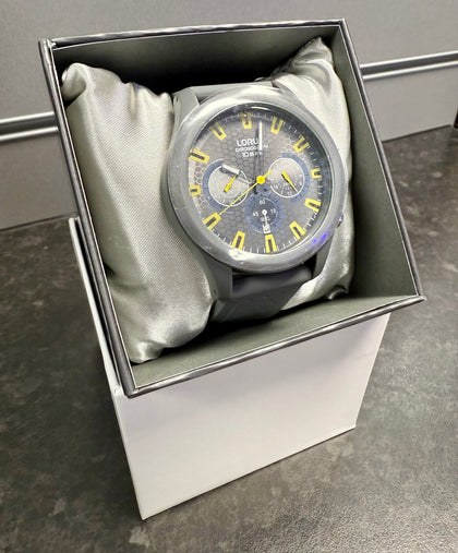 Lorus Mens Sports Chronograph Watch RT377JX9- NEW