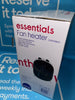Essentials C20FHW20 Fan Heater - Black & White