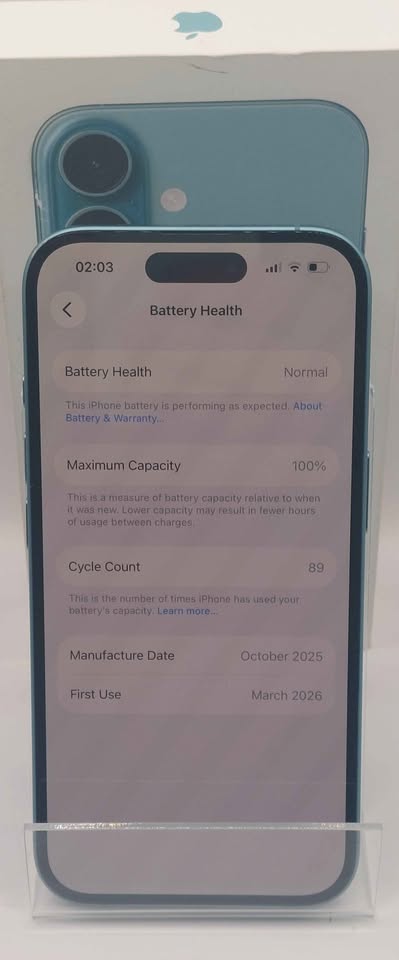Apple iPhone 16 128GB tail Unlocked & Boxed 100% BTH