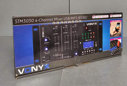 Vonyx STM3030 4-Channel Mixer USB/MP3/BT/REC