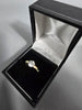 9CT Gold Ring 375 2.3G with White Stone Size L