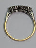 18CT GOLD AND PLATINUM  DIAMOND RING