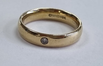 9ct gold band size L.5