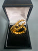 9ct GOLD EARRINGS 375 3.7G 1'' in Length