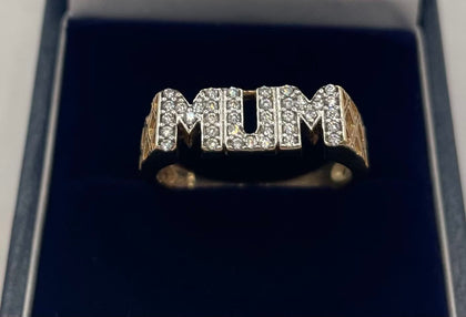 9CT GOLD MUM RING