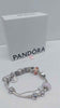 Pandora (ALE 925) Sterling Silver Bracelet With 13 Charms & Safety - 8" Long - 51.98 Grams