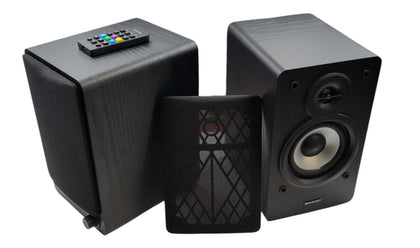Sharp Active Bookshelf Speakers 60 Watts Bluetooth 