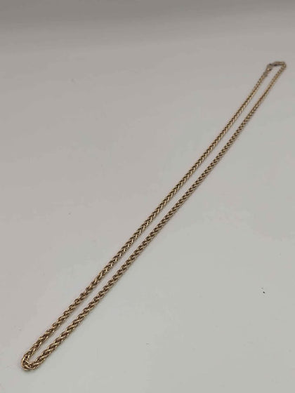 (9ct Hallmarked&Tested), Gold Chain, Weight: 22.8G, 24