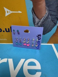 CLAIRES MULTI-PACK SEAHORSE AND RANDOW EARINGS