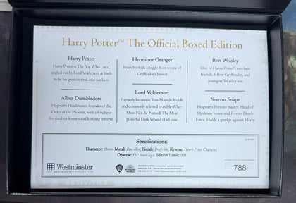 Harry Potter Commemorative Coins Collection - Wizarding World - Limited Edition