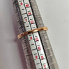 9ct Gold & Diamond Wave Ring Size P